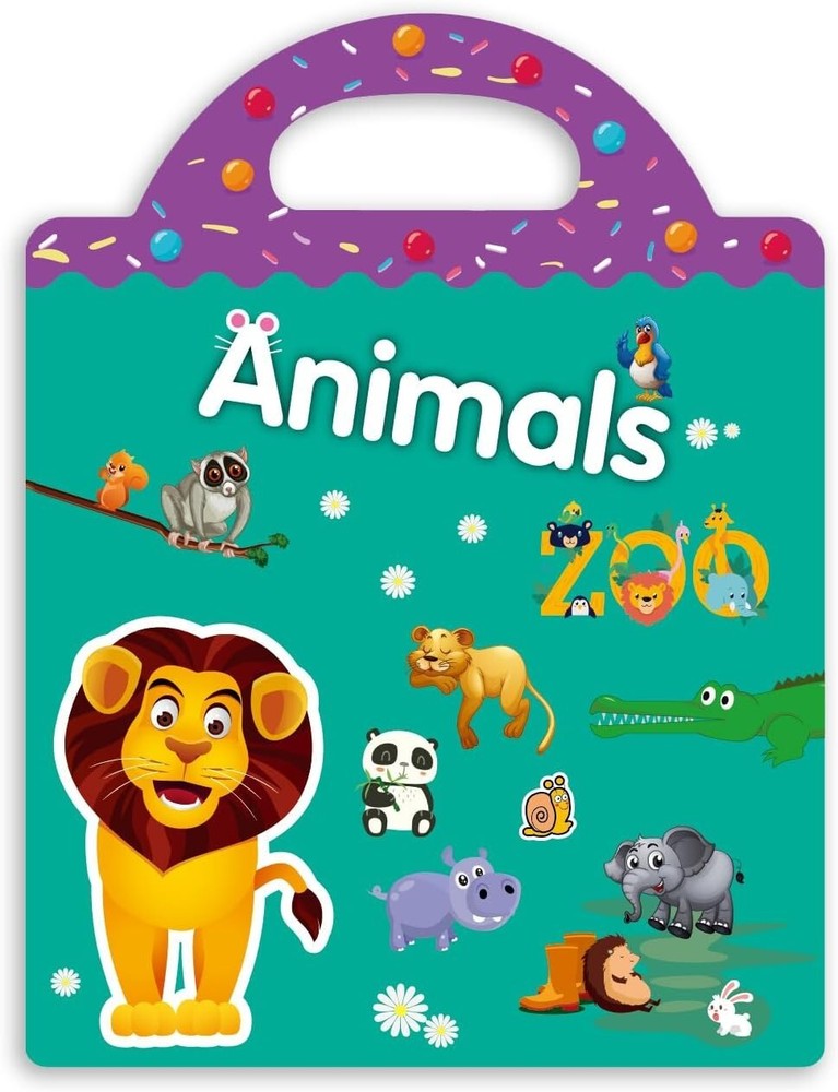 Puffy Sticker Book for Kids – 32+ Reusable Stickers For Toddler Travel, Ages 1-8