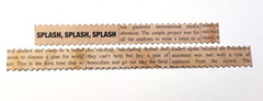 K&Company Splash Ocean Pool Cardstock Sticker 6″ Border Edges Set of 4