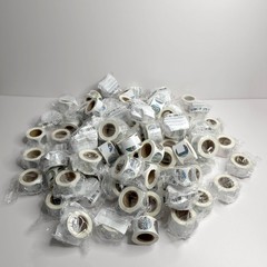 Huge Lot of 1″ Holographic Scratch Off Sticker Rolls – 300 Stickers Per Roll