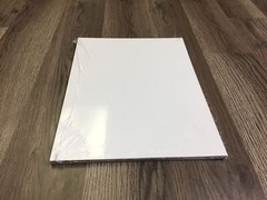 White Chipboard Sheets 8.5 x 11 Inch Pack of 12 Photo Document Protection