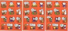 3 Sheets Snoopy Peanuts Lucy Charlie Brown VINTAGE 80’s HALLOWEEN Stickers