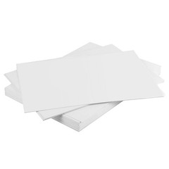 50 PCS 11.6×15.5 Inch 30 pt White Chipboard Medium Weight Backing Board