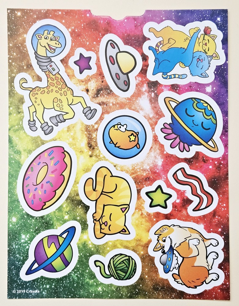 Cosmic Cats / Sticker sheet