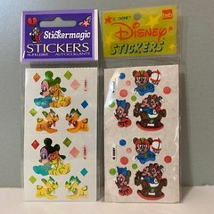 Stickermagic Disney Babies Pearl & Fuzzy Stickers Mickey Mouse Minnie Pluto