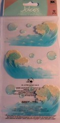 JOLEE’S BOUTIQUE WAVES BEACH WATER 12 PC STICKERS SCRAPBOOK VACATION TRAVEL