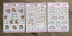 Hubman And Chubgirl Pop-Ups Planner Kit Planner Stickers Washi Tape