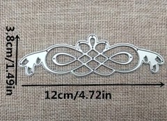 Vintage Page Flourish Scrolling Text Break Fancy Line Art Die Cut Cutting Dies