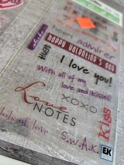 Scrapbook Stickers LOT Hearts Love RAZZLE DAZZLE Sticko Retired NEW #38