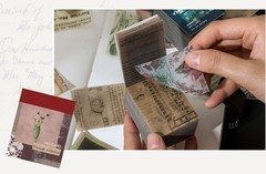 366 Pages Mini Memo Pad Junk Journal Kit Ephemera for Junk Journal Scrapbook