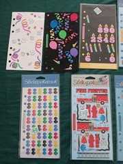 LOT Of 15 Stickopotamus Sticker Sheets Scrapbook