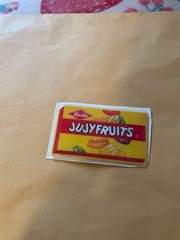 Vintage 1980s Puffy Jujy Fruits Sticker