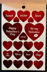 RECOLLECTIONS VALENTINE’S DAY STICKER BOOK 302 PC STICKERS 12 SHEETS ROMANCE