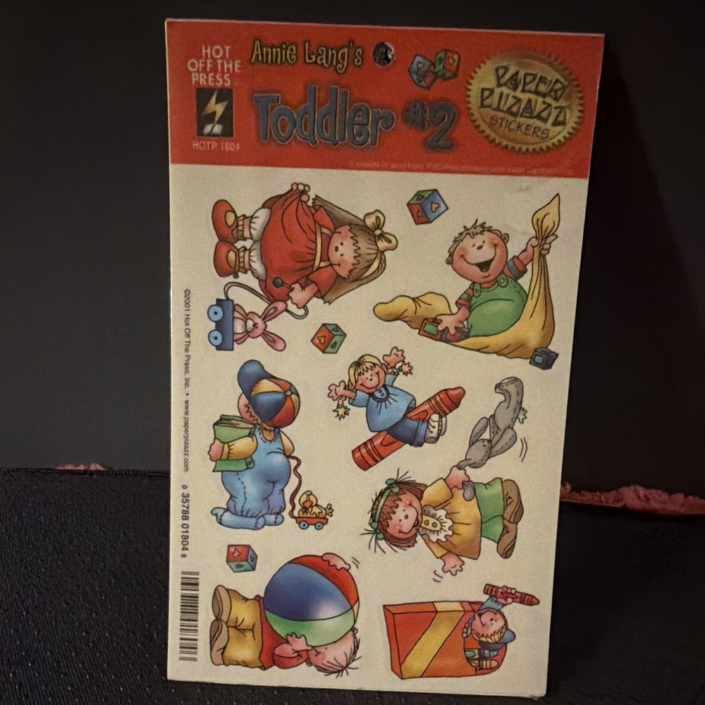 Hot Off The Press Annie Lang’s Toddler #2 Stickers HOTP 1804