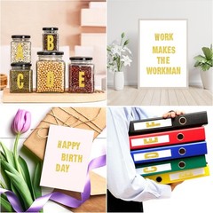 15 Sheets Letter Stickers 780 Pcs Glitter Capital Letters Large Self-Adhesive