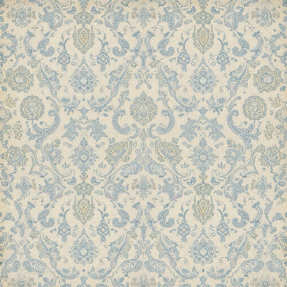 Blue Pattern Decoupage Rice Paper For Ornament-Wood Art A4 1 Sheet