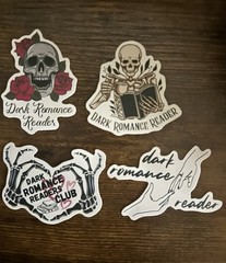 Dark Romance Reader Stickers Set Of 10