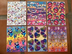 vintage lisa frank sticker sheets s164 s217 s252 s272 s279 s674