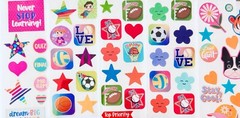 1079+ Stickers Toddler Teacher Incentive Inspiration fun shapes party favors
