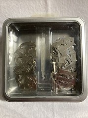 Used Metal Alphabet And Numbers 102 Pcs (We R Memory Keepers) Scrapbooking