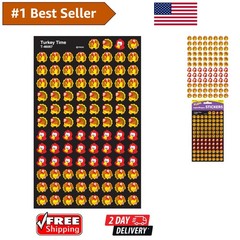 800 Count Turkey Time SuperShapes Stickers – Perfect for Classroom Rewards