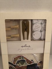 Golf Scrapbook Theme Craft Shadow Box Kit Cards Hallmark Signature NIB
