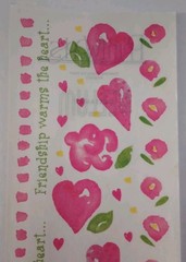 Paperworks 1 Sheet Friendship Vellum Stickers Scrapbook Border Embellishments