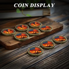 ASmileIndeep Military Challenge Coins – Thank You for Your Service Bulk Veter…