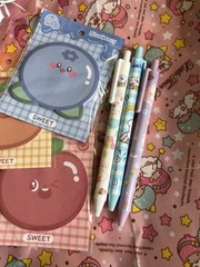 Kawaii Sakura Stationery Sticker Craft Kit Vinyl Scrapbook Animals Huge Lot