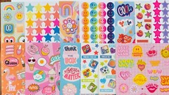 15 Pack Mixed Retro Vinyl Glossy Stickers, NOSTALGIC Throwback y2k 90s 80s Lot