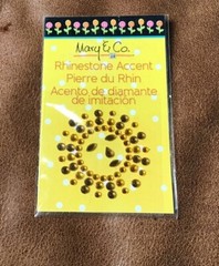 RHINESTONE SUNSHINE STICKER BY MARY ENGELBREIT 1 piece Cardmaking Scrapbooking