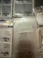 Cricut Cuttlebug Embossing Lot Close To My Heart Princess Circles Winter Jelly