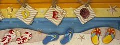 TIDE Dimensional Border Embellishment(1pc)Beach•Water •Flip-Flops•Card Making•
