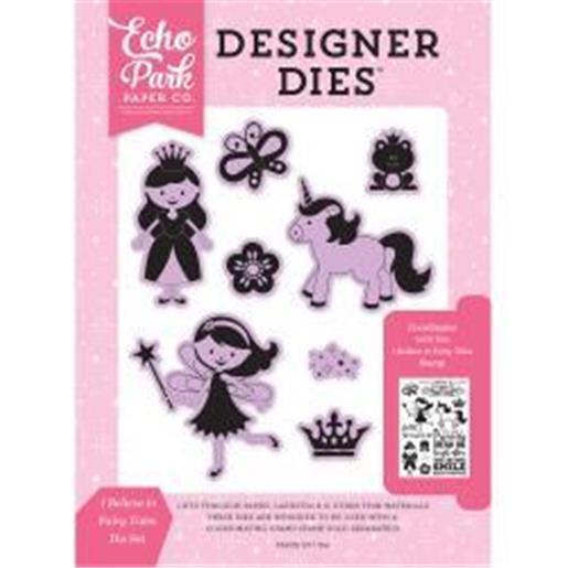 Echo Park Designer Dies I BELIEVE IN FAIRY TALES Steel Dies Scrapbooking