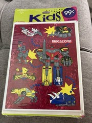 Vintage Ambassador Hallmark Megazord Power Rangers Sticker Pack Sealed NOS