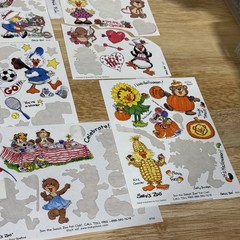 vintage suzy’s zoo stickers 3 Sealed Packs – 15 Full Sheets 10 Partial 21 Mini