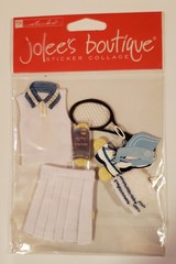 Lot of 3 TENNIS- Jolee’s Boutique Stickers & Embellishments + New Handmade set.