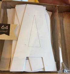 Self Adhesive Letters 32 Ivory Letters 32 Brown Kraft Paper Letters Craft Target