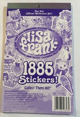 VTG Lisa Frank The 2nd Official Collectors Set 1850 Stickers, most remaining