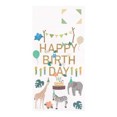 MIDORI sticker PCM tight birthday animal pattern 82514006