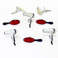 HAIR SCRAPBOOKING DECORATIVE BRADS EYELET OUTLET 8 PCS