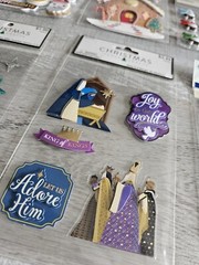 Sticker Lot Christmas Scrapbooking 3D Stickers Holiday Winter RARE Jolee’s #138
