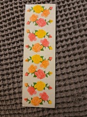 Vintage Mrs. Grossman Floral Flower Sticker Sheets Lot – Tulips Lillies Pansies
