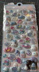 3D Puffy Sticker -3 Lot Kawaii Decorative Stickers for Phone Case, Notebook