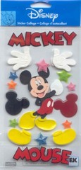 NEW! Disney MICKEY Hand, Feet & Stars 3-D stickers 60245 Fast FREE shipping!