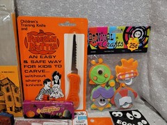 Vintage Halloween Sticker Eraser Stamp Stencil Party Favor Lot