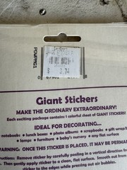 Winnie the Pooh Giant Prismatic Stickers Vintage Sandylion 1990’s