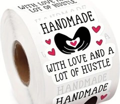 500pcs/roll Small Business Sticker Labels, Happy Mail Stickers, Boutique…