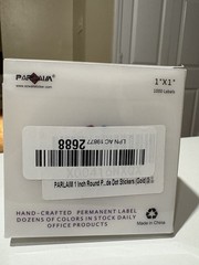 PARLAIM 1 Inch Round Permanent Adhesive Color-Code Dot Stickers 1000 per Roll