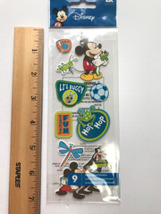 Lot EK Success Disney Characters Scrapbook StickersCamping School