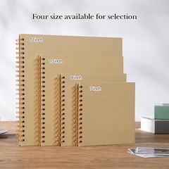 8×8 DIY Scrapbook Album Yellow Hardcover 40 Page Memory Photo Book Wedding Gift